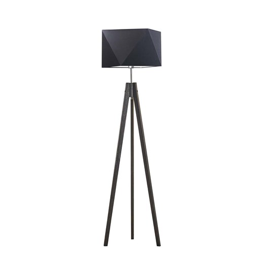 Czarna lampa podłogowa na trójnogu LAGOS ze sklepu Lysne w kategorii Lampy podłogowe - zdjęcie 181855778