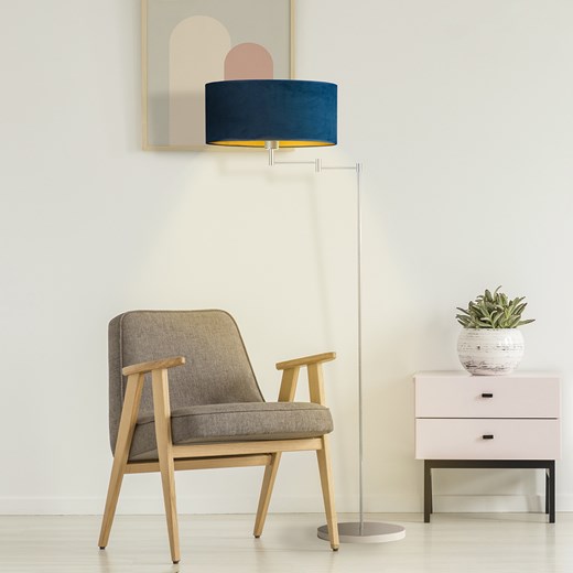 Nowoczesna lampa podłogowa z ruchomym kloszem CANCUN VELUR ze sklepu Lysne w kategorii Lampy podłogowe - zdjęcie 181856658