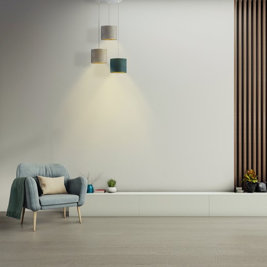 Asymetryczna lampa wisząca do salonu PUEBLO VELUR ze sklepu Lysne w kategorii Lampy wiszące - zdjęcie 181856858