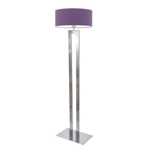 Srebrna lampa stojąca do sypialni KALIFORNIA ze sklepu Lysne w kategorii Lampy podłogowe - zdjęcie 181857058