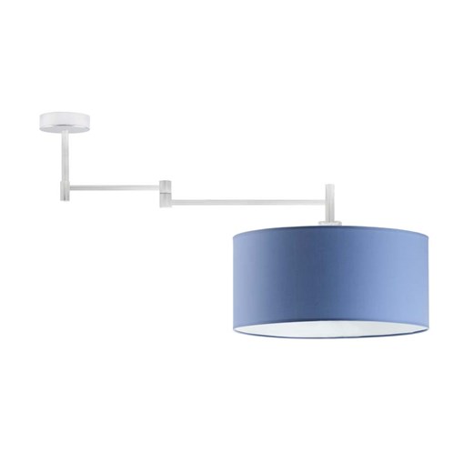 Lampa sufitowa na wysięgniku z niebieskim kloszem RANGUN ze sklepu Lysne w kategorii Lampy dziecięce - zdjęcie 181857079
