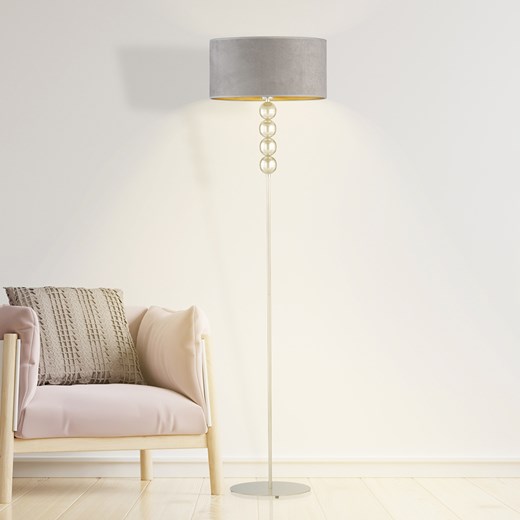 Designerska lampa stojąca do salonu BERMUDY VELUR ze sklepu Lysne w kategorii Lampy podłogowe - zdjęcie 181857348