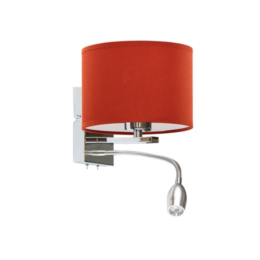 Chromowana lampa ścienna SENEGAL z dodatkowym światłem LED ze sklepu Lysne w kategorii Lampy ścienne - zdjęcie 181857698