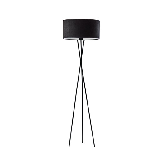 Czarna lampa podłogowa do sypialni PARYŻ VELUR ze sklepu Lysne w kategorii Lampy podłogowe - zdjęcie 181858525