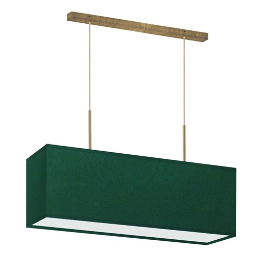 Nowoczesna lampa wisząca nad stół MILOS z abażurem zieleń butelkowa ze sklepu Lysne w kategorii Lampy wiszące - zdjęcie 181858685