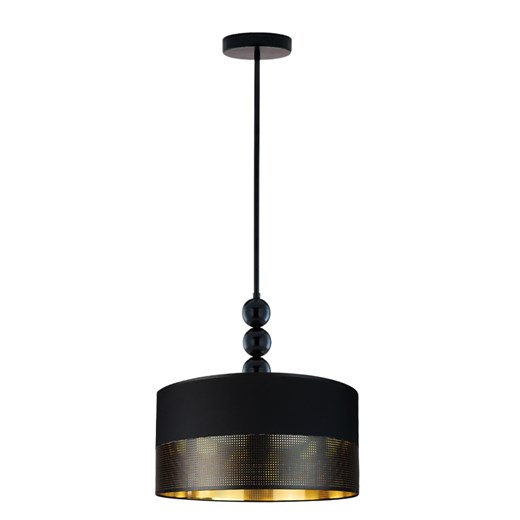 Czarna lampa sufitowa do sypialni SALAMANCA GLAM z ozdobnym stelażem ze sklepu Lysne w kategorii Lampy sufitowe - zdjęcie 181859528