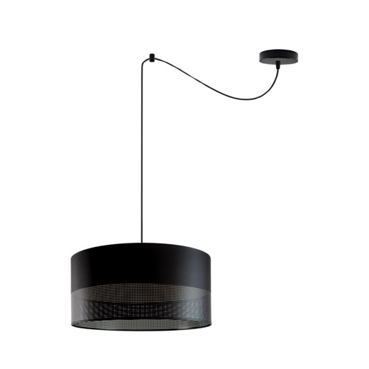 Czarna lampa wisząca pająk do kuchni WAIKIKI W1 GLAM na okrągłej podsufitce ze sklepu Lysne w kategorii Lampy wiszące - zdjęcie 181859648
