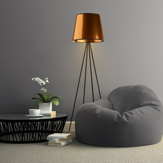 Lampa stojąca typu tripod PANAMA MIRROR ze sklepu Lysne w kategorii Lampy podłogowe - zdjęcie 181860736