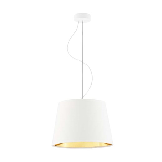 Biały żyrandol w stylu art deco TUNIS GOLD ze sklepu Lysne w kategorii Lampy wiszące - zdjęcie 181861679