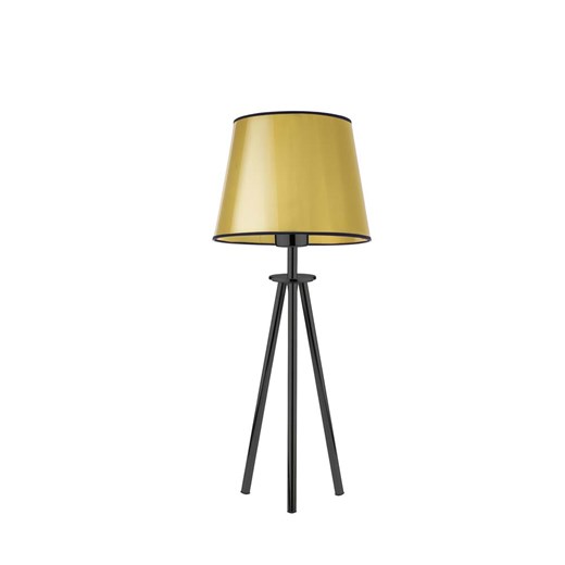 Złota lampka nocna na trójnogu ERGEN MIRROR ze sklepu Lysne w kategorii Lampy stołowe - zdjęcie 181861828