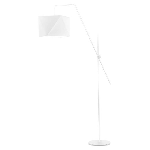 Regulowana lampa podłogowa z białym abażurem TOLEDO ze sklepu Lysne w kategorii Lampy podłogowe - zdjęcie 181862138