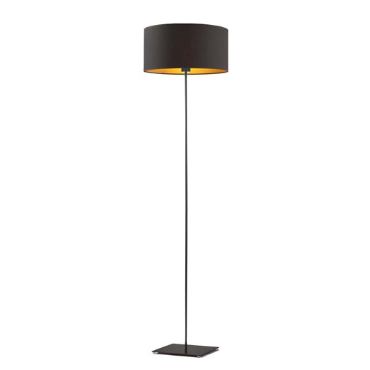 Czarna lampa stojąca w stylu glamour SOFIA GOLD ze sklepu Lysne w kategorii Lampy podłogowe - zdjęcie 181862517