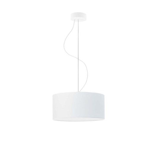 Biała lampa wisząca do salonu HAJFA fi - 30 cm ze sklepu Lysne w kategorii Lampy wiszące - zdjęcie 181862667