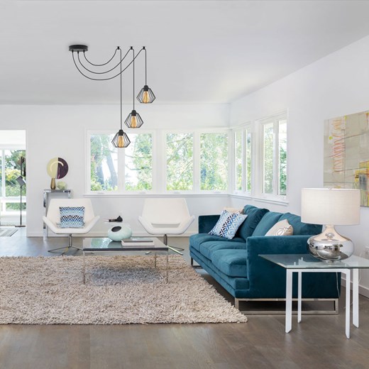 Lampa wisząca pająk 3-płomienna DIORO LOFT L3 ze sklepu Lysne w kategorii Lampy wiszące - zdjęcie 181863945