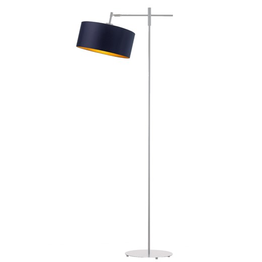 Srebrna lampa podłogowa z regulowanym ramieniem MELTON GOLD ze sklepu Lysne w kategorii Lampy podłogowe - zdjęcie 181864479
