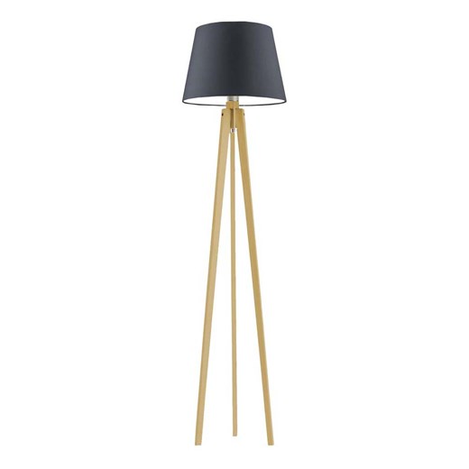 Lampa stojąca drewniana do salonu CURACAO ze sklepu Lysne w kategorii Lampy podłogowe - zdjęcie 181865448