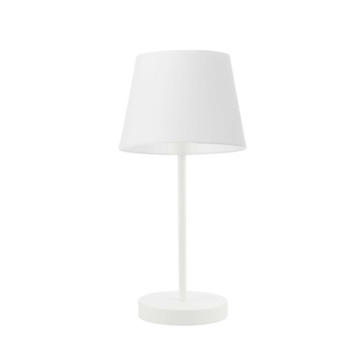 Biała lampka nocna stołowa biurkowa LED do salonu SIENA ze sklepu Lysne w kategorii Lampy stołowe - zdjęcie 181865495