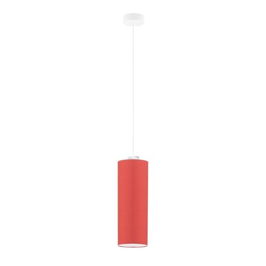 Czerwona lampa wisząca DENVER z kloszem w kształcie tuby ze sklepu Lysne w kategorii Lampy wiszące - zdjęcie 181865689