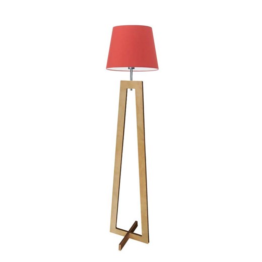 Drewniana lampa stojąca w stylu glamour KOS ze sklepu Lysne w kategorii Lampy podłogowe - zdjęcie 181866766
