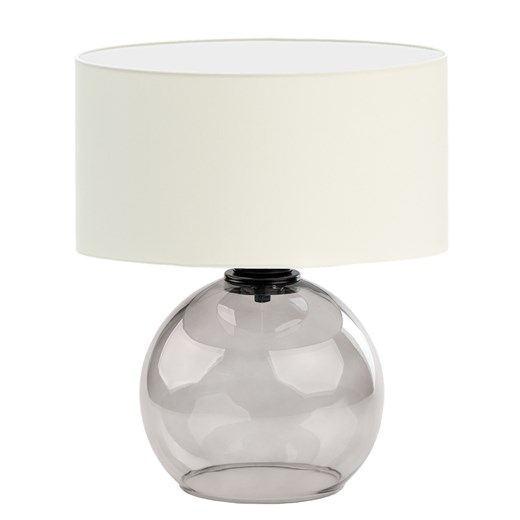 Elegancka lampa biurkowa ze szklaną podstawą LUTON ze sklepu Lysne w kategorii Lampy stołowe - zdjęcie 181866986