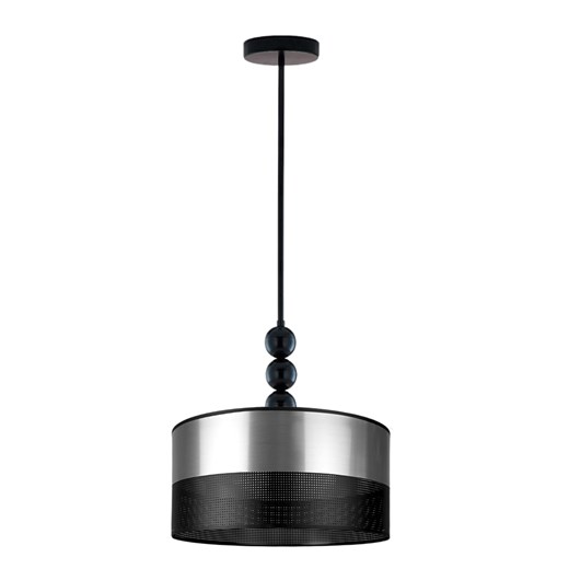 Nowoczesna lampa sufitowa do sypialni SALAMANCA GLAM w kolorze czarno-srebrnym ze sklepu Lysne w kategorii Lampy sufitowe - zdjęcie 181868046