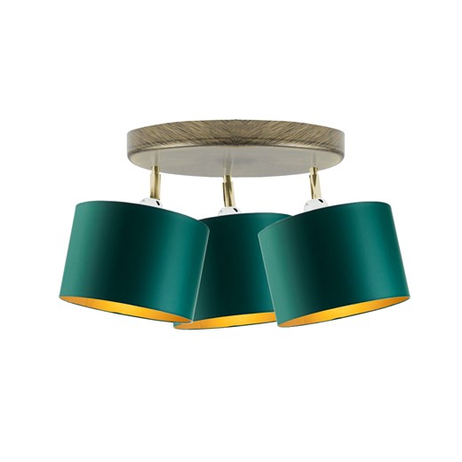 Lampa sufitowa z 3 kloszami DAKOTA GOLD ze sklepu Lysne w kategorii Lampy sufitowe - zdjęcie 181868178