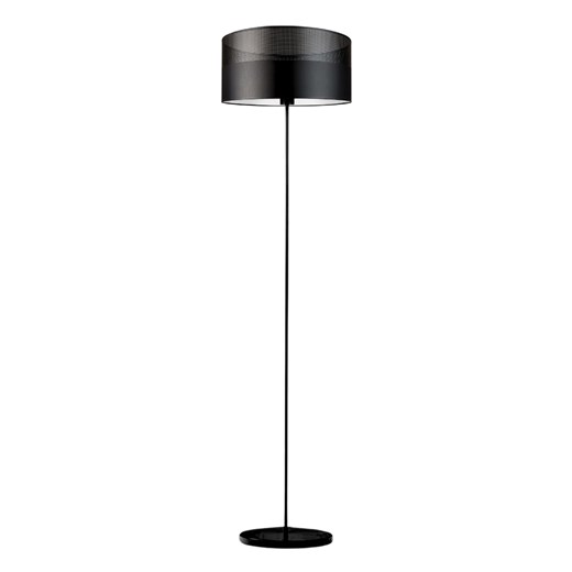Czarna lampa podłogowa do salonu WERONA GLAM w nowoczesnym stylu ze sklepu Lysne w kategorii Lampy podłogowe - zdjęcie 181868499