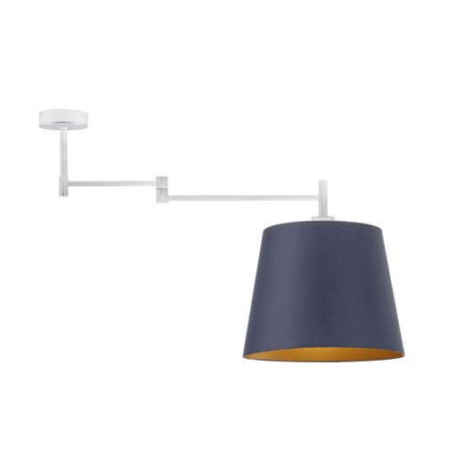 Regulowana lampa sufitowa nad stół TAMPA GOLD z abażurem w stylu glamour ze sklepu Lysne w kategorii Lampy sufitowe - zdjęcie 181870526
