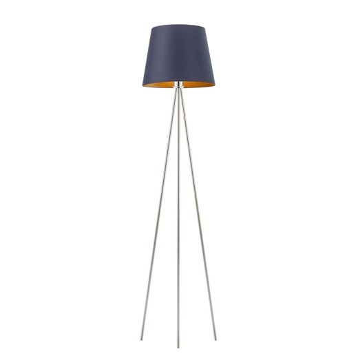 Lampa podłogowa do salonu z chromowanym wykończeniem RENO GOLD ze sklepu Lysne w kategorii Lampy podłogowe - zdjęcie 181870737