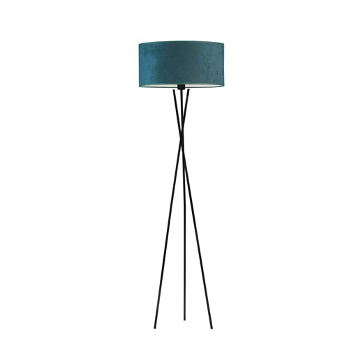 Loftowa lampa podłogowa do salonu na trójnogu PARYŻ VELUR ze sklepu Lysne w kategorii Lampy podłogowe - zdjęcie 181871077