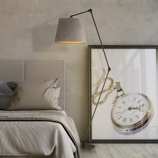 Regulowana lampa stojąca do sypialni MANILA VELUR ze sklepu Lysne w kategorii Lampy podłogowe - zdjęcie 181872298