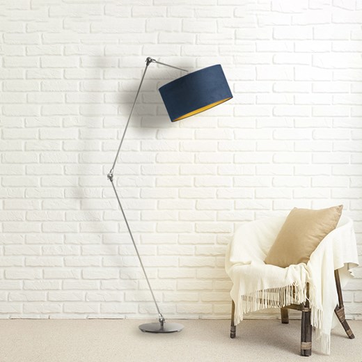 Lampa podłogowa z regulowanym ramieniem BARI VELUR ze sklepu Lysne w kategorii Lampy podłogowe - zdjęcie 181872355