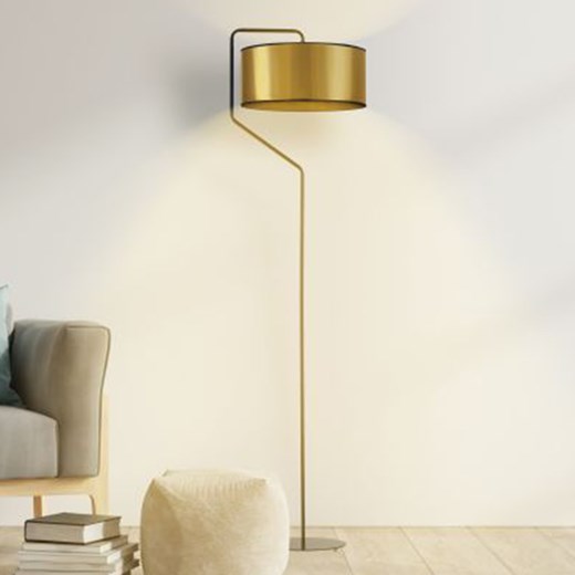 Czarno-złota lampa stojąca TESALLIA MIRROR ze sklepu Lysne w kategorii Lampy podłogowe - zdjęcie 181872595