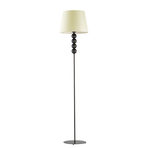 Lampa stojąca na czarnym stelażu SEUL ze sklepu Lysne w kategorii Lampy podłogowe - zdjęcie 181872618