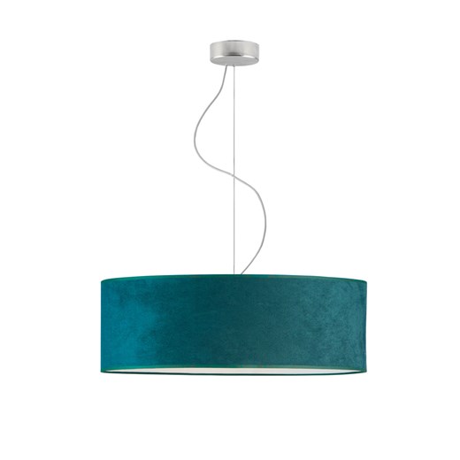 Salonowa lampa wisząca HAJFA VELUR fi - 60 cm kolor zieleń butelkowa ze sklepu Lysne w kategorii Lampy wiszące - zdjęcie 181872758