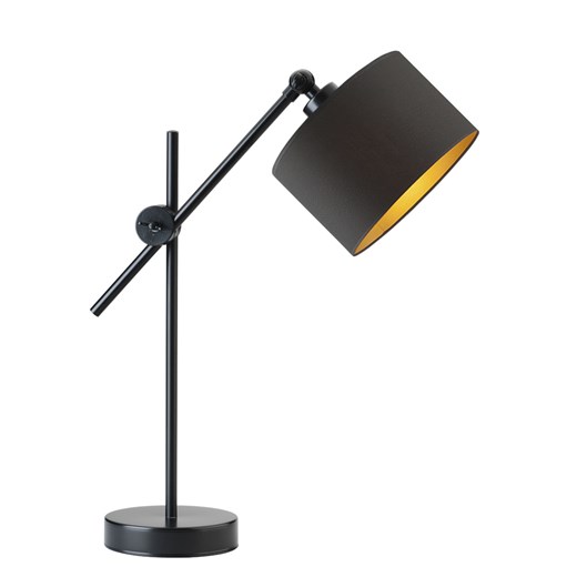 Czarna lampka na nocny stolik MALI GOLD ze sklepu Lysne w kategorii Lampy stołowe - zdjęcie 181873275