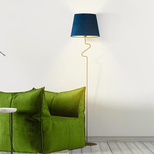 Ozdobna lampa podłogowa do salonu FOGO VELUR ze sklepu Lysne w kategorii Lampy podłogowe - zdjęcie 181873328