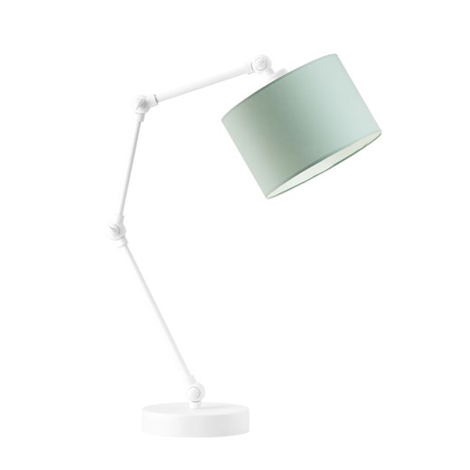 Biała lampa biurkowa do pokoju dziecka z regulacją kąta padania światła ASMARA ze sklepu Lysne w kategorii Lampy dziecięce - zdjęcie 181873497