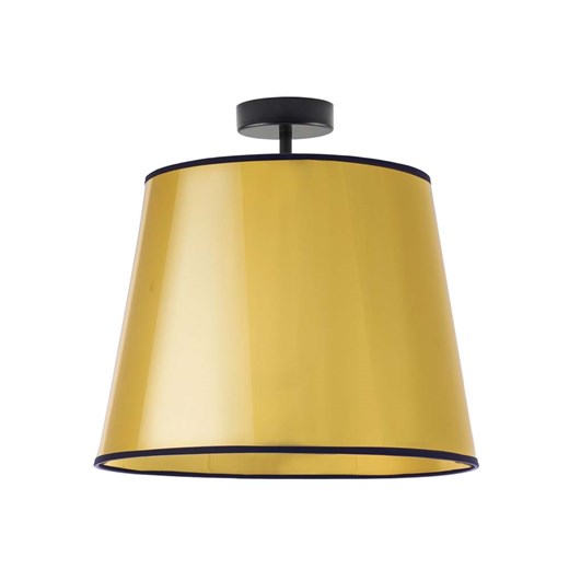 Złota lampa sufitowa do kuchni KAIR MIRROR z czarnym wykończeniem ze sklepu Lysne w kategorii Lampy sufitowe - zdjęcie 181873567