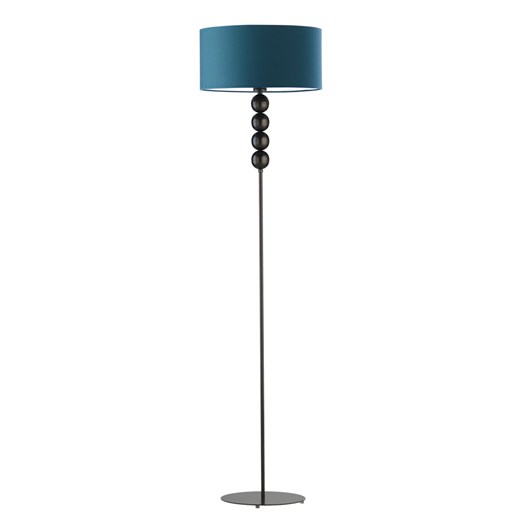 Czarna lampa podłogowa w stylu modern classic BERMUDY ze sklepu Lysne w kategorii Lampy podłogowe - zdjęcie 181874385