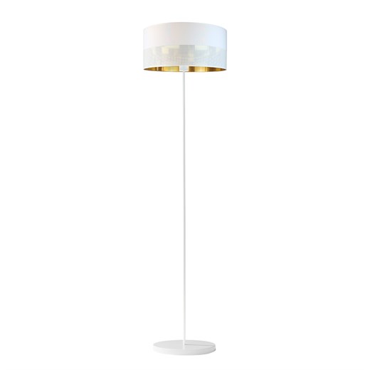 Biała lampa stojąca w stylu glamour WERONA GLAM ze sklepu Lysne w kategorii Lampy podłogowe - zdjęcie 181875106