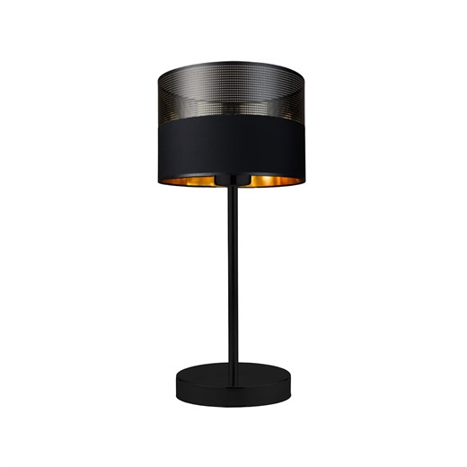 Elegancka lampka nocna stołowa glamour ze złotym wnętrzem NICEA GLAM ze sklepu Lysne w kategorii Lampy stołowe - zdjęcie 181875466