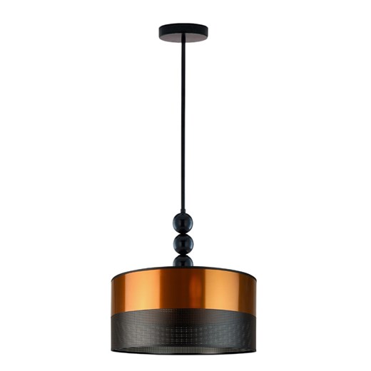 Dekoracyjna lampa sufitowa do salonu nad stół SALAMANCA GLAM z miedzianym kloszem ze sklepu Lysne w kategorii Lampy sufitowe - zdjęcie 181875479