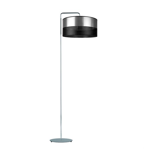 Chromowana lampa podłogowa BOLIVIA GLAM z designerskim abażurem ze sklepu Lysne w kategorii Lampy podłogowe - zdjęcie 181875558