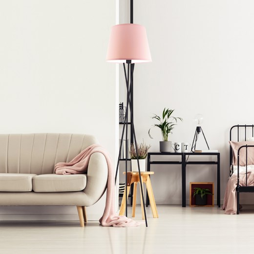 Różowa lampa stojąca do pokoju dziecka TOKIO ze sklepu Lysne w kategorii Lampy dziecięce - zdjęcie 181875695