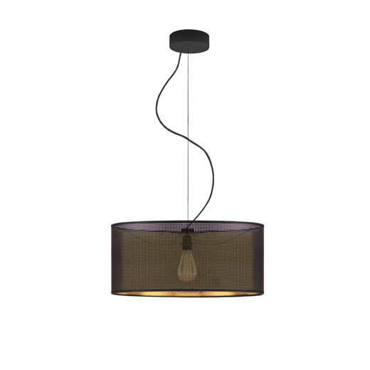 Lampa wisząca do kuchni HAJFA AŻUR fi - 40 cm - kolor czarny ze sklepu Lysne w kategorii Lampy wiszące - zdjęcie 181875806
