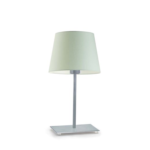 Dziecięca lampka nocna z miętowym abażurem GENUA na srebrnym stelażu ze sklepu Lysne w kategorii Lampy dziecięce - zdjęcie 181875858