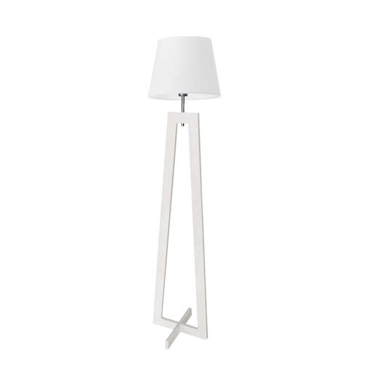 Biała lampa stojąca do salonu KOS ze sklepu Lysne w kategorii Lampy podłogowe - zdjęcie 181877018