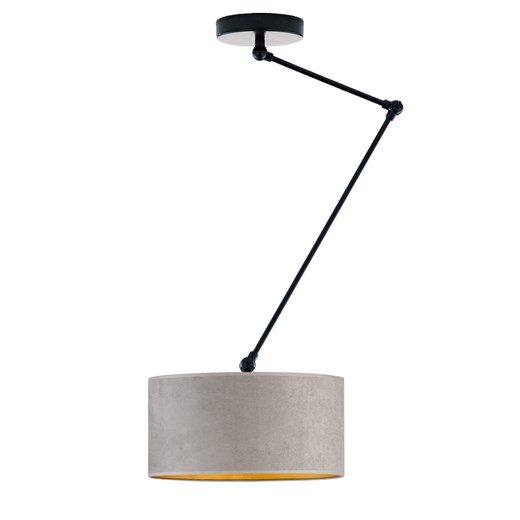 Regulowana lampa sufitowa ze złotym wnętrzem NEWA VELUR ze sklepu Lysne w kategorii Lampy sufitowe - zdjęcie 181877057