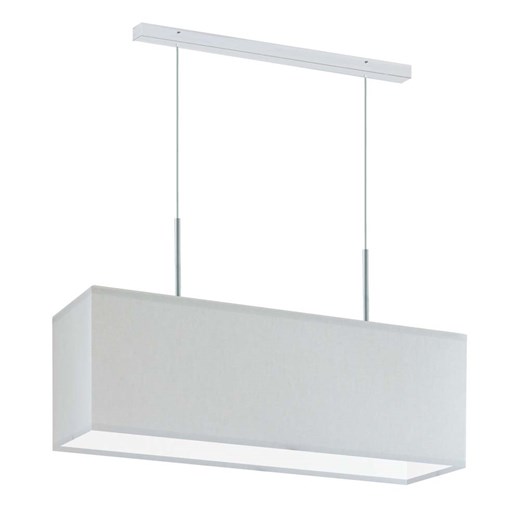 Jasnoszara lampa wisząca podłużna do kuchni MILOS z regulacją długości zawieszenia ze sklepu Lysne w kategorii Lampy wiszące - zdjęcie 181877268